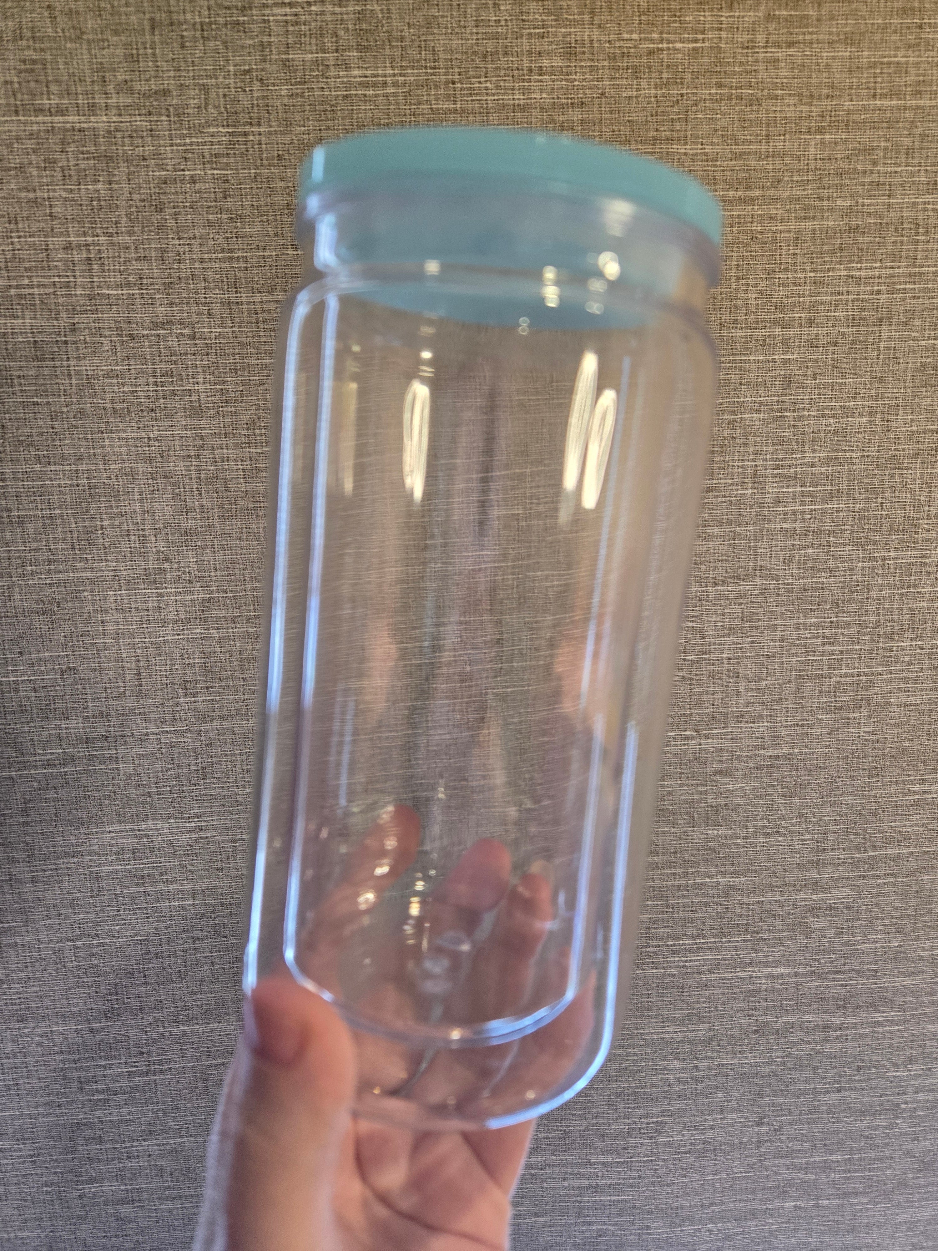 16oz Acrylic Snowglobe Tumbler