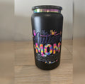 Pre made "Autism Mom" 16oz Stainless Steel tumbler