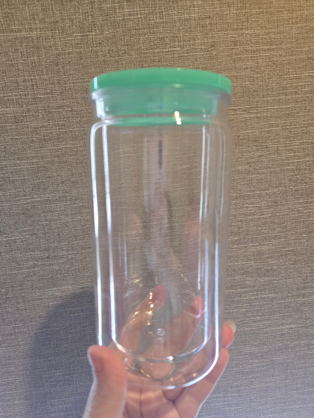 16oz Acrylic Snowglobe Tumbler