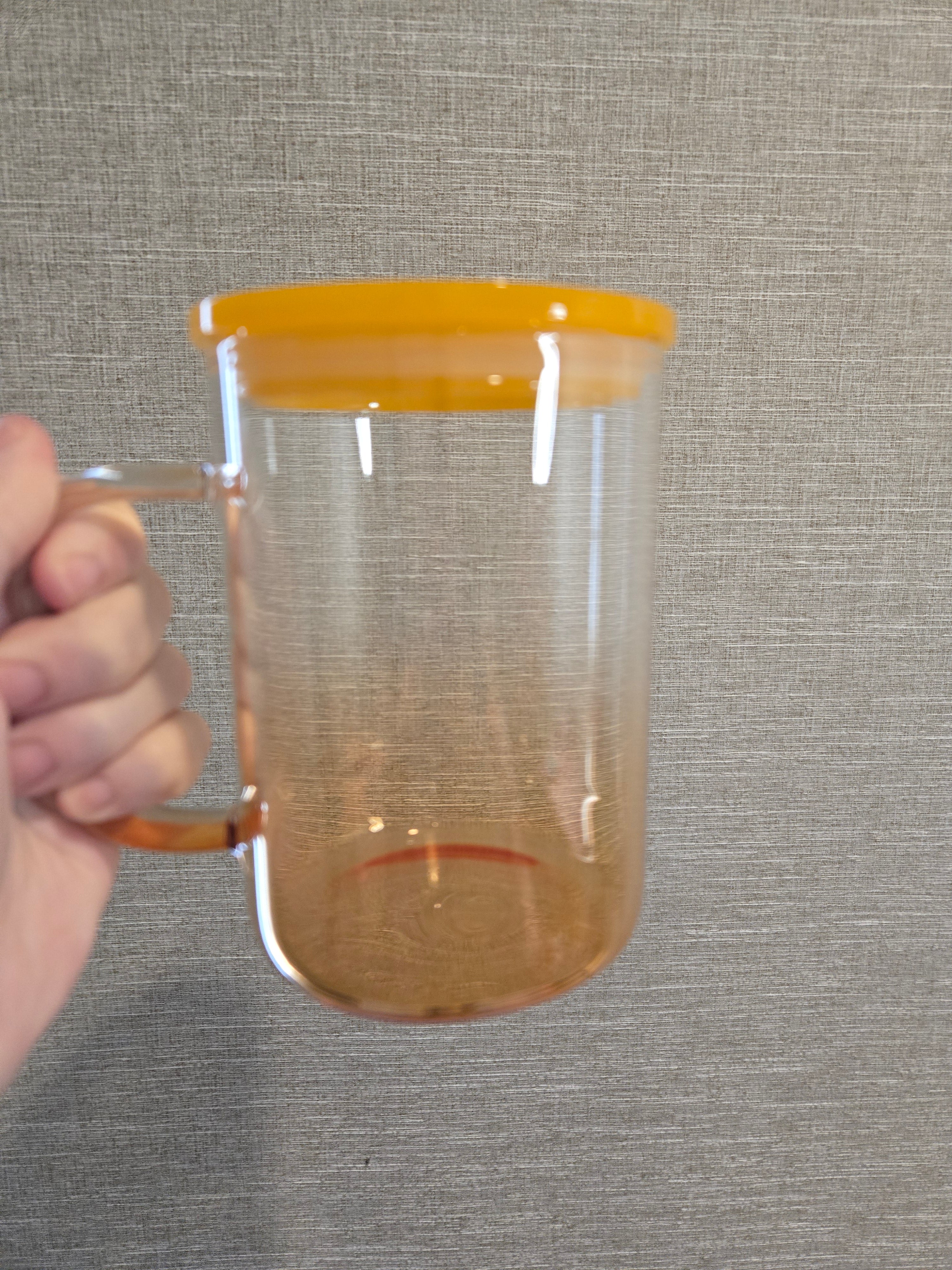 Colourful Glass Jelly Mugs
