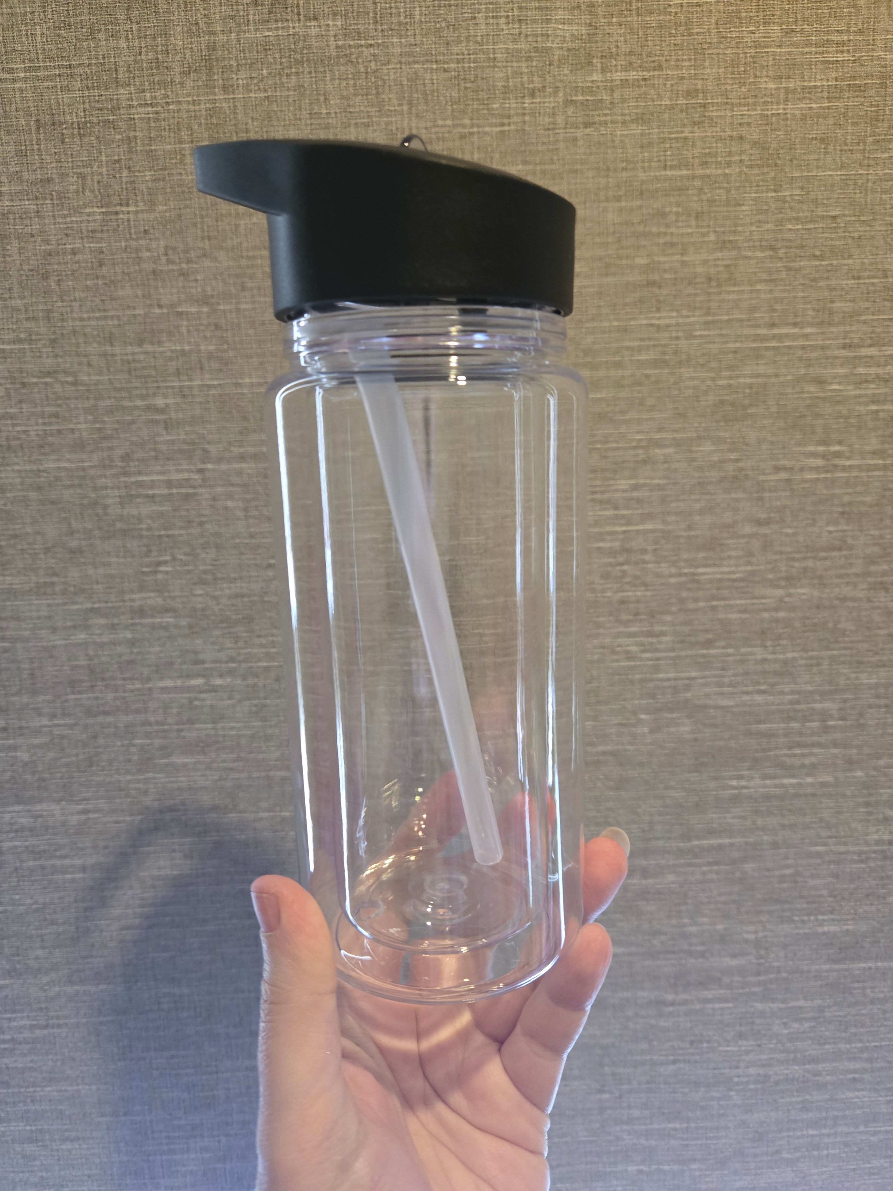 10oz Kids Acrylic Snowglobe Drink Bottle