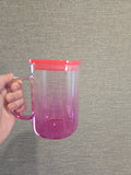 Colourful Glass Jelly Mugs