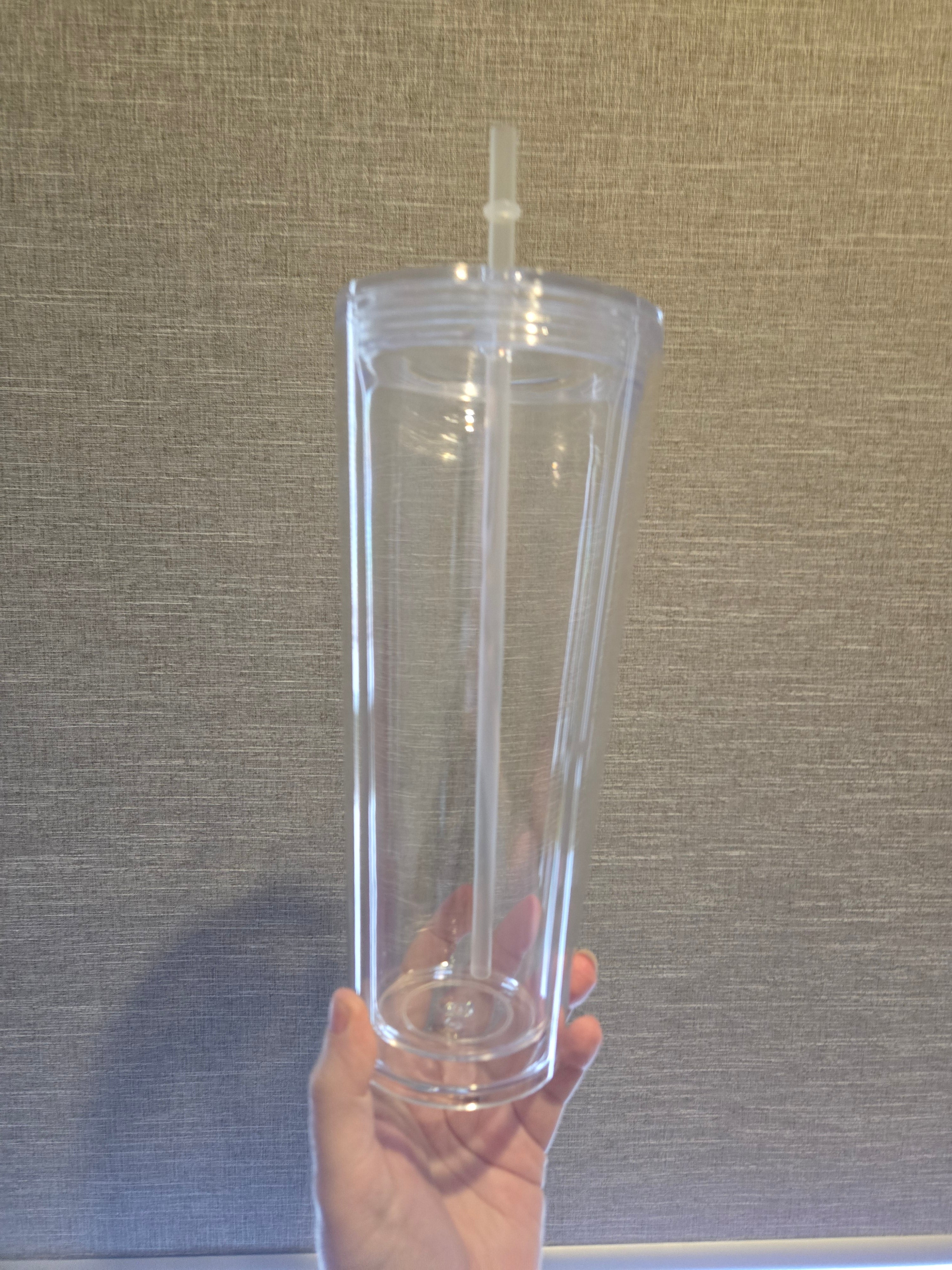 24oz Acrylic Snowglobe Stadium Cup